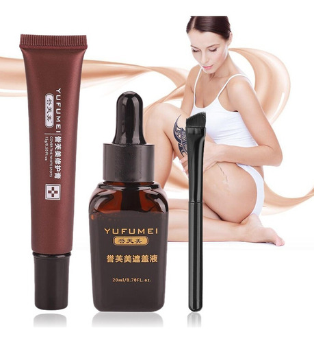 Conjunto De Líquido De Cobertura De Vitiligo Profissional Sc