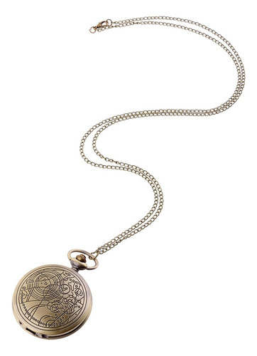 Retro Vintage Antiguo Steampunk Reloj De Bolsillo Collar