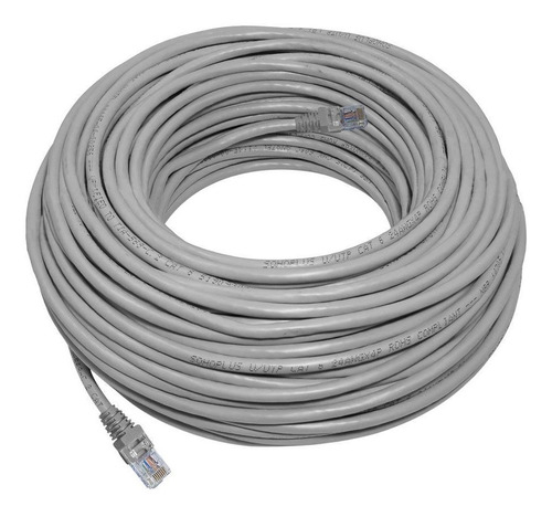 Cabo De Rede Furukawa Crimpado Cinza Rj45 Cat6 10 Metros