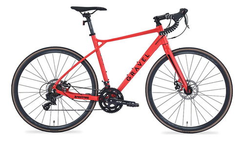 Bicicleta De Ruta Gravel Armstrong R700 Shimano A070 14v Color Rojo Tamaño Del Cuadro 54 Cm