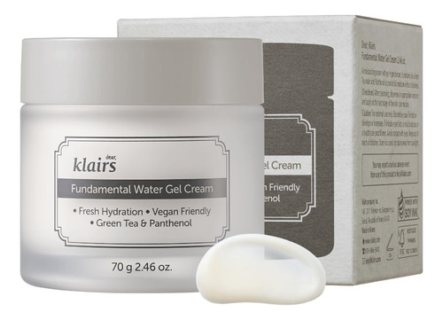 Creme Gel Hidratante Dearklairs Fundamental Water 70ml