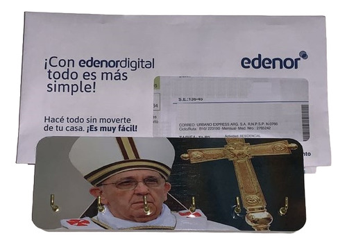 Porta Llaves Llavero De Pared El Papa Francisco Bergolio Papa Francisco Bergolio