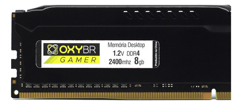 Memória Ram Ddr4 2400mhz 8gb Gamer Desktop Pc Oxybr