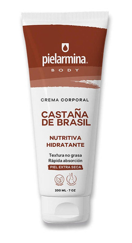 Crema Corporal Nutritiva Con Castaña De Brasil 200 Ml