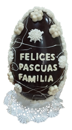 Huevo Pascua Gigante Familiar Chocolate Rifa Sorteo Original