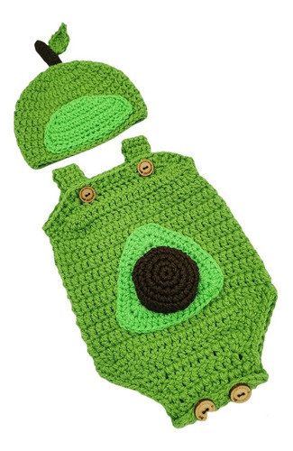 Set Para Bebé Aguacate Crochet