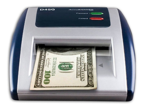 Imagen 1 de 3 de Detector De Billetes Falsos Accubanker D450 Verd/falso