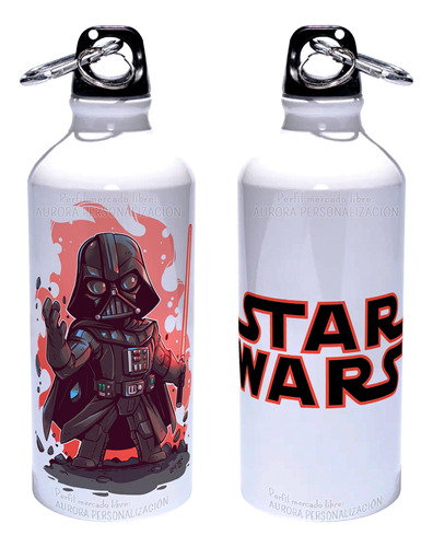Carmañola Darth Vader Termo Botilito Botella Aluminio