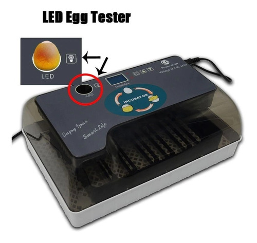 Imagen 4 de 10 de Incubadora De 12 Huevos Full Automatica, Gallina Codorniz