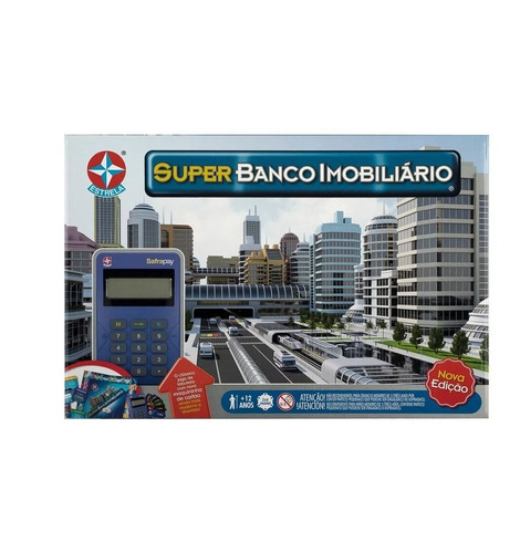 Imagem 1 de 3 de Super Banco Imobiliário Com Maquininha - Estrela - Bonellihq