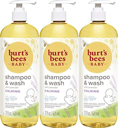 Kit De Shampú Y Lavado Para Bebé Burt's Bees, Calmante