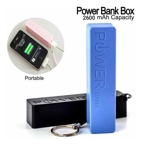 Batería Externa Power Bank 2600 Mah Power Cargador Usb