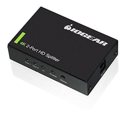 Iogear 4k 2port Hdmi Splitter Ghsp8422