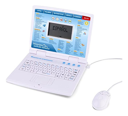 Leshitian Kids Bilingual Laptop Spanish/english,