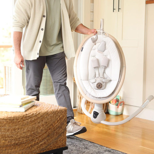 Baby Swing Maxi-cosi Cassia Smart Portable Con Música Gris