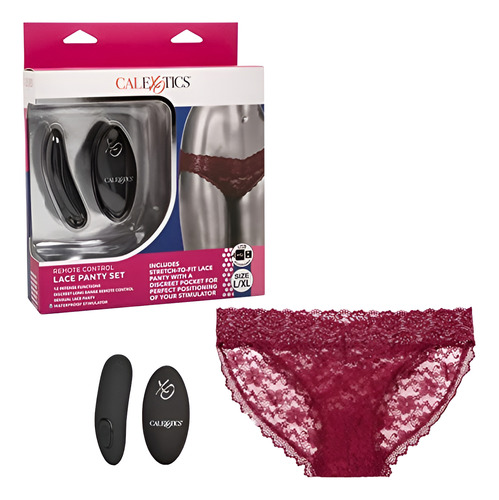 Calextics Juego De Tanga De Encaje Con Control Remoto