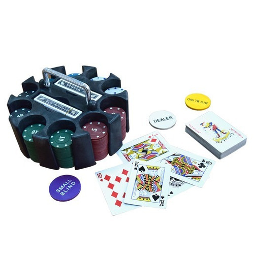 Juego Set De Poker 200 Fichas 2 Barajas Regalo Fiesta