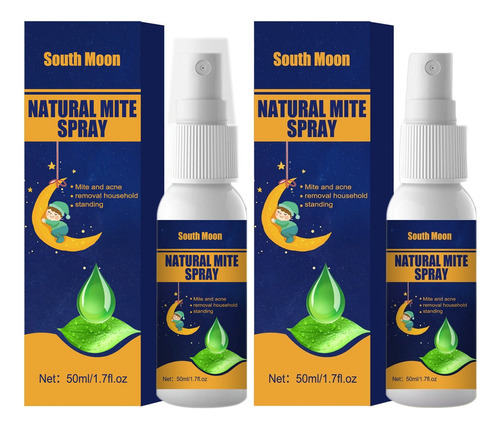 2 Unidades Spray Para Piel Corporal Contra Ácaros, 50 Ml