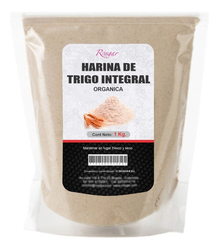 Harina De Trigo Integral 1 Kilo - Kg a $12000