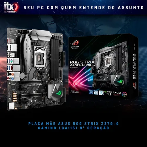 Kit Asus Rog Strix Z370-g + Intel Core I5 9400f + 16gb Ddr4