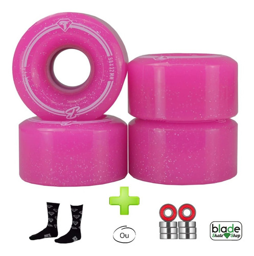 4 Rodas Traxart Quad Brilliant 58mm Rosa 