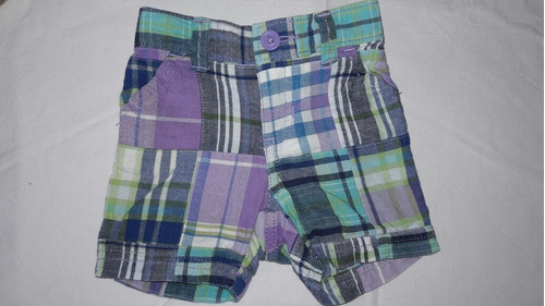 Short De Beba Old Navy 6 A 12 Meses Cuadrille Divino