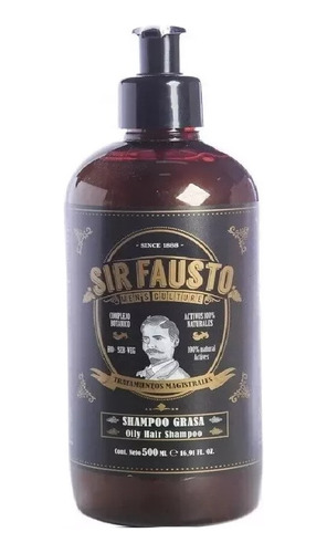 Sir Fausto Shampoo Cabello Graso 500ml Envio Gratis 