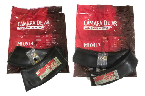 Par Camara De Ar Moto Mj14 E Ml17 Biz 125 E 100 Pop 100