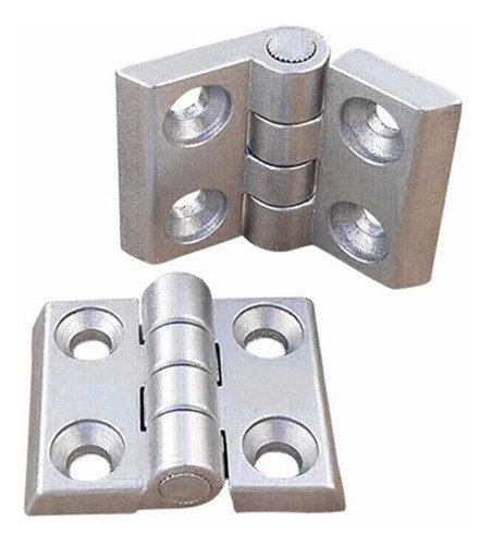 Imagen 2 de 3 de Bisagra Aluminio Importada 43mmx67mm Perfil 4040/4080 Envios