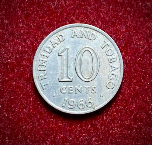 Moneda 10 Centavos Trinidad Y Tobago 1966 Km 3