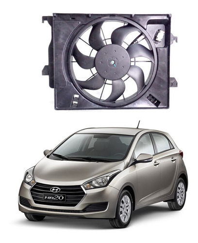 Eletroventilador Hyundai Hb20 1.0 1.6 16v 2012 A 2019