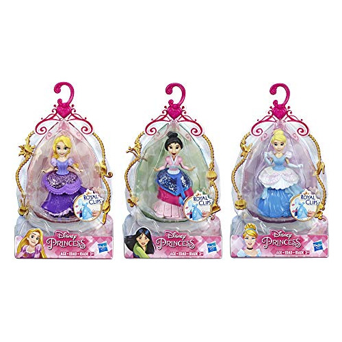 Clips Reales Pequeña Muñeca Multipack Rapuzel Mulan C...