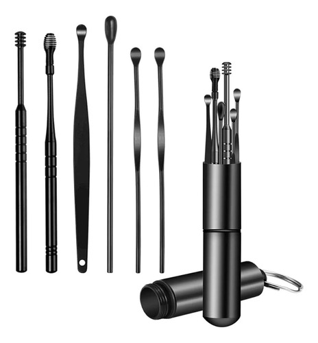 Kit Limpiador De Oidos Removedor Cera Limpieza Personal 6 Pc