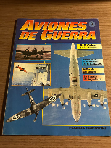 Revista Aviones De Guerra N°9 Planeta De Agostini