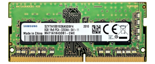 Ddr4 8gb Samsung 1rx8 Pc4-3200aa Sodimm Laptop Memoria Ram