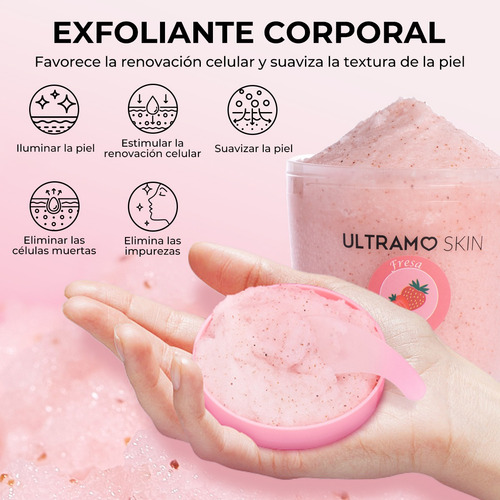 Exfoliante Corporal Ultramo Naranja Exfoliante Corporal 256g Fresa
