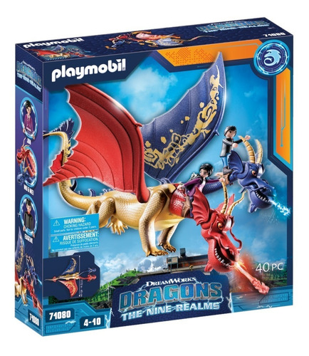Playmobil Dragons The Nine Realms 71080 40 Piezas