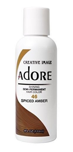 Adore Semi-permanente Color De Pelo # 046 Spiced Ámbar De 4 