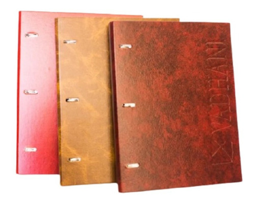 Cuaderno A4 Vadhani - Simil Cuero - 3 Anillos 120 Hjs 