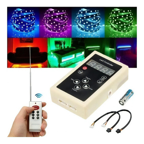 Controladora De Fita Led Digital 6803 Rgb 328 Efeitos