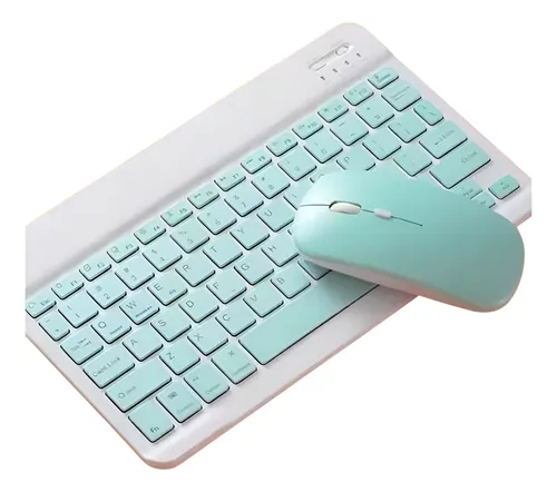 Combo De Teclado Y Mouse Inalambrico Bt + Obsequio Pad Mouse