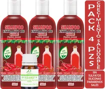 Comprar 3 Shampoos Extracto De Chile 500ml C\u002Fu + Aceite Bergamota 