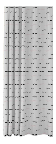 Cortina De Baño Jean Cartier Vinilo Estampada 180 X 180cm