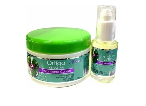 Crema De Ortiga 300g Mflora + Aceite De Ortiga 30ml