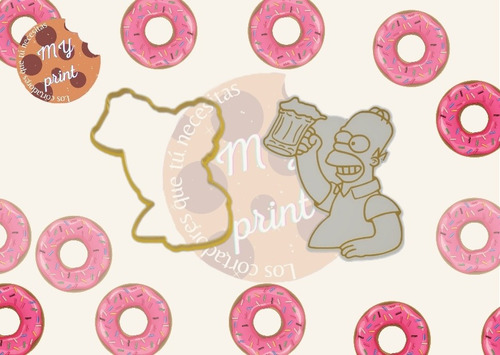 Cortador De Galleta Homero Simpson 