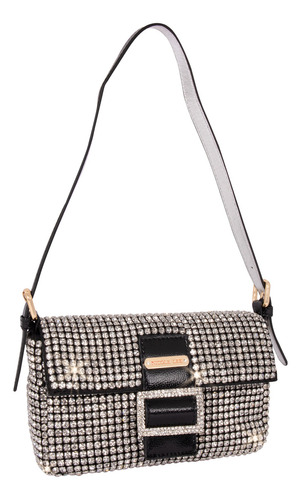 Bolsa Shoulder Nicole Lee Estella De Fiesta Fw23 Color Negro