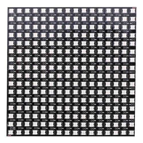 Panel De Píxeles Flexible Ws2812b Led Rgb 16x16 Matriz De Mó