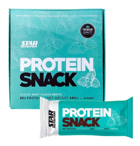 Protein Snack Barras Proteicas X 12u Star Nutrition 