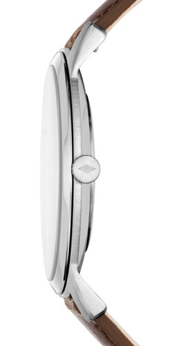 Imagen 3 de 8 de Reloj Caballero Fossil Fs5439 Color Café De Piel