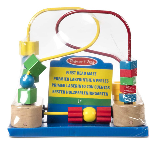 Melissa & Doug Laberinto Didáctico Con Cuentas Para Bebé